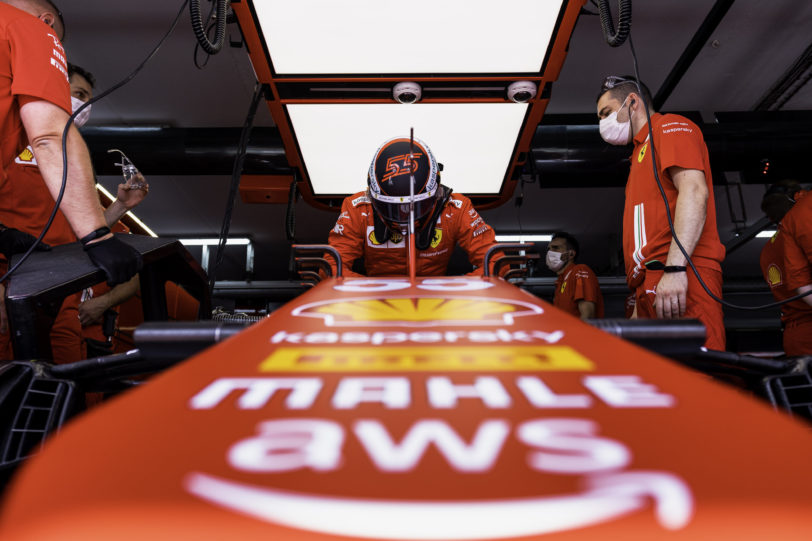 2021 French Grand Prix, Friday - Carlos Sainz (image courtesy Scuderia Ferrari)