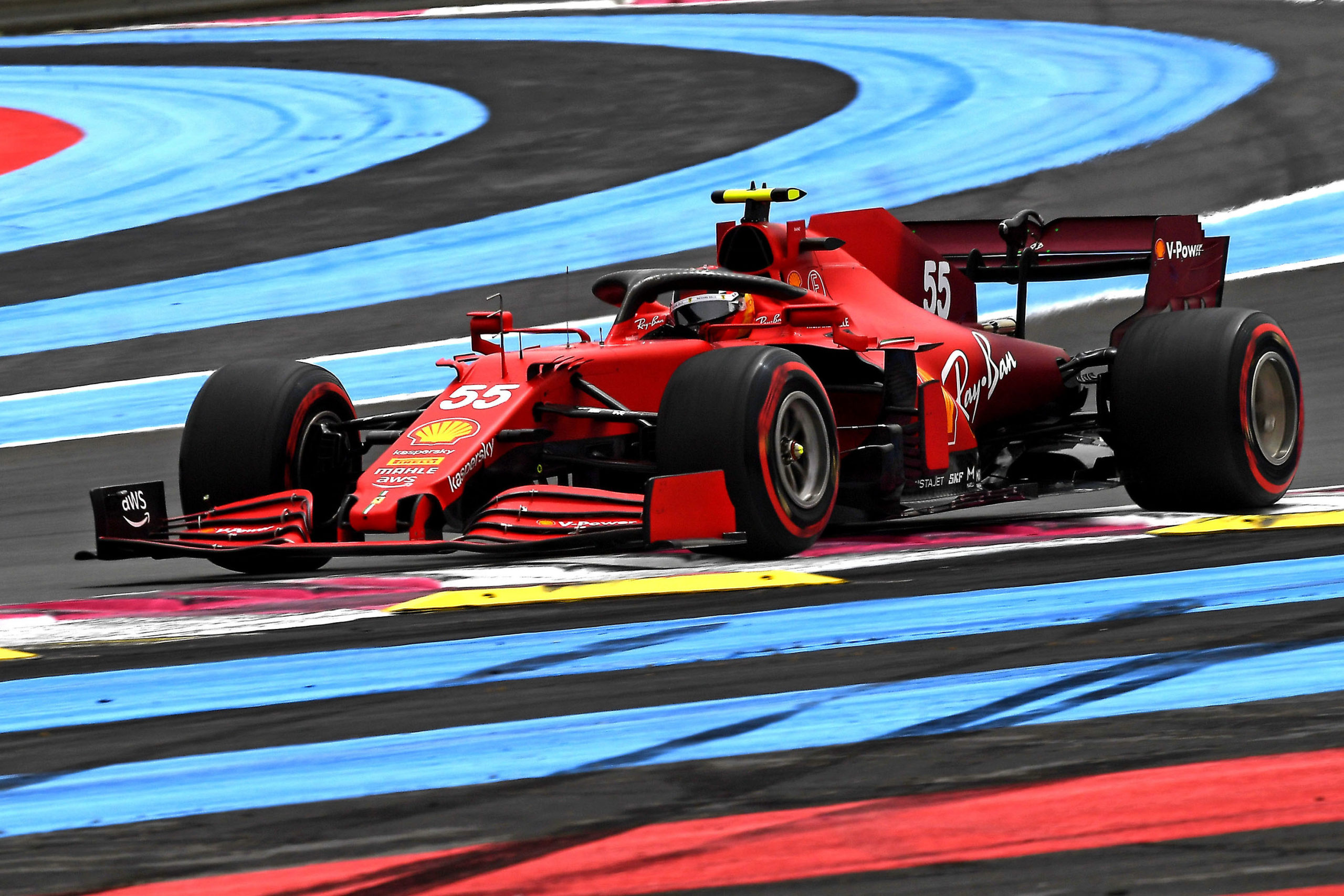 2021 French Grand Prix, Saturday - Carlos Sainz (image courtesy Scuderia Ferrari)