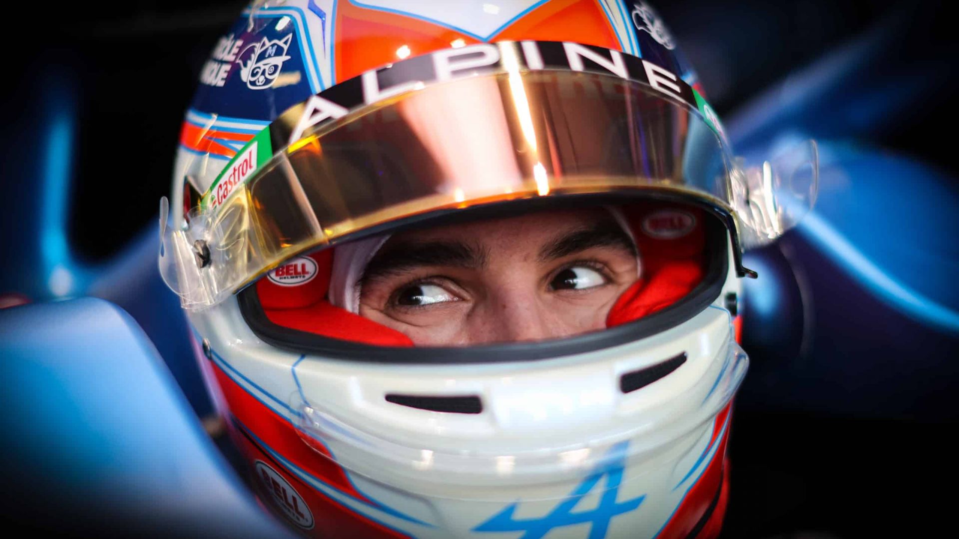 Esteban Ocon (FRA) Alpine F1 Team A521. Azerbaijan Grand Prix, Friday 4th June 2021. Baku City Circuit, Azerbaijan.