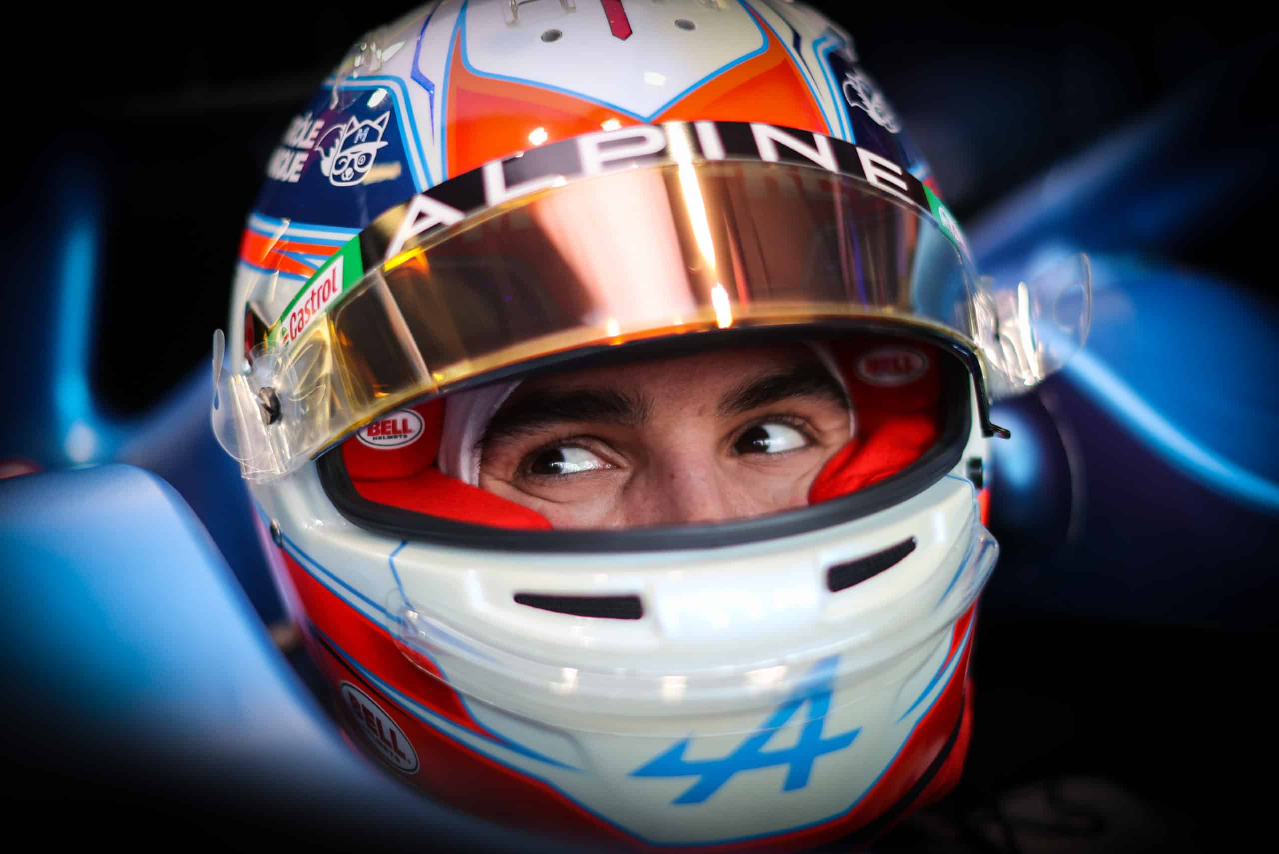 Esteban Ocon (FRA) Alpine F1 Team A521. Azerbaijan Grand Prix, Friday 4th June 2021. Baku City Circuit, Azerbaijan.