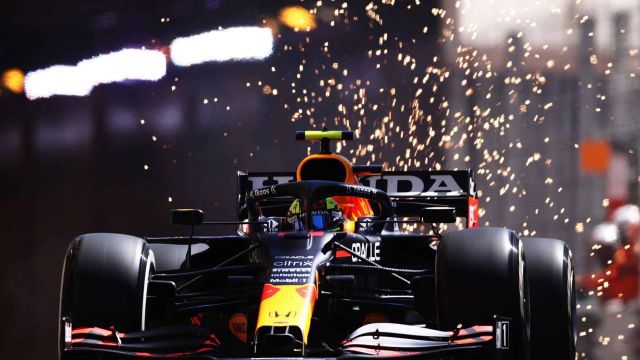 Why do sparks come out of F1 cars?
