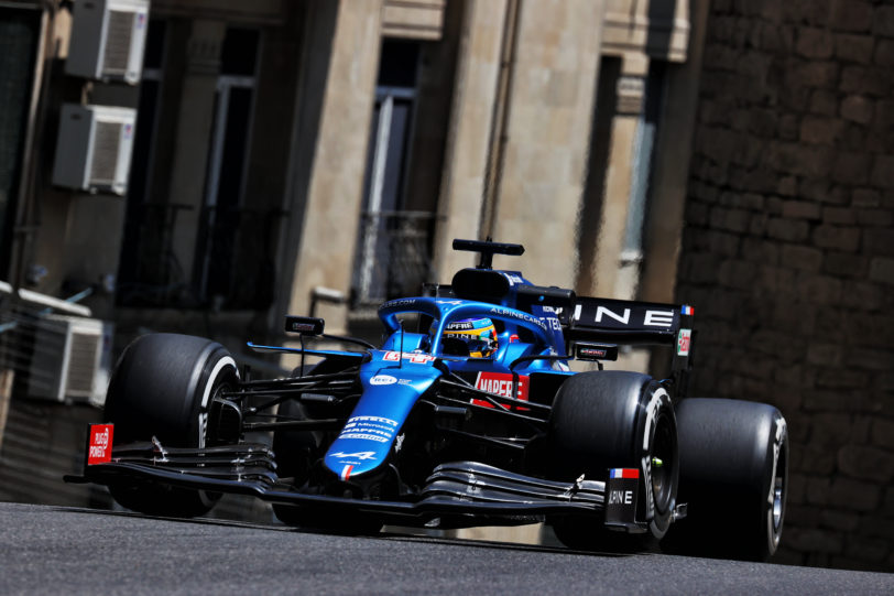 2021 Azerbaijan Grand Prix, Friday - Fernando Alonso (image courtesy Alpine F1 Team)
