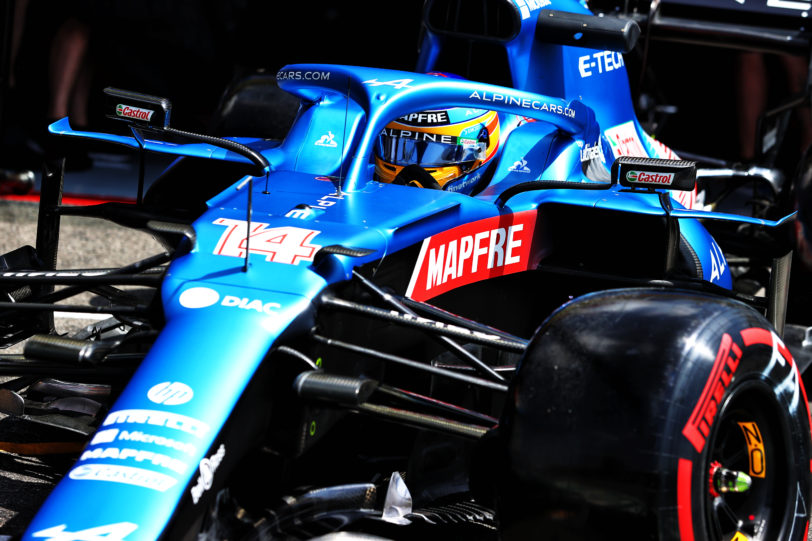2021 French Grand Prix, Friday - Fernando Alonso (image courtesy Alpine F1 Team)