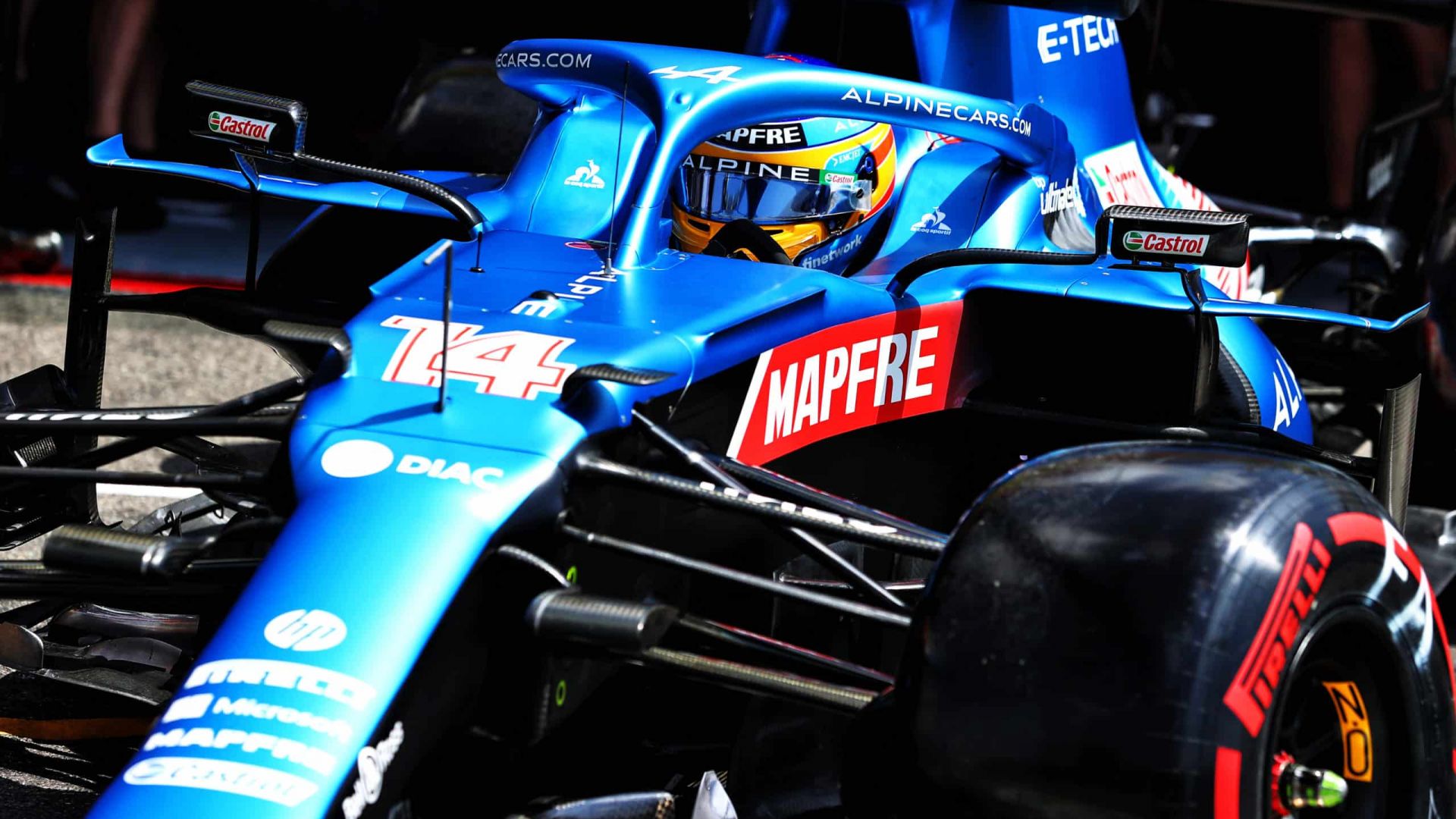 2021 French Grand Prix, Friday - Fernando Alonso (image courtesy Alpine F1 Team)
