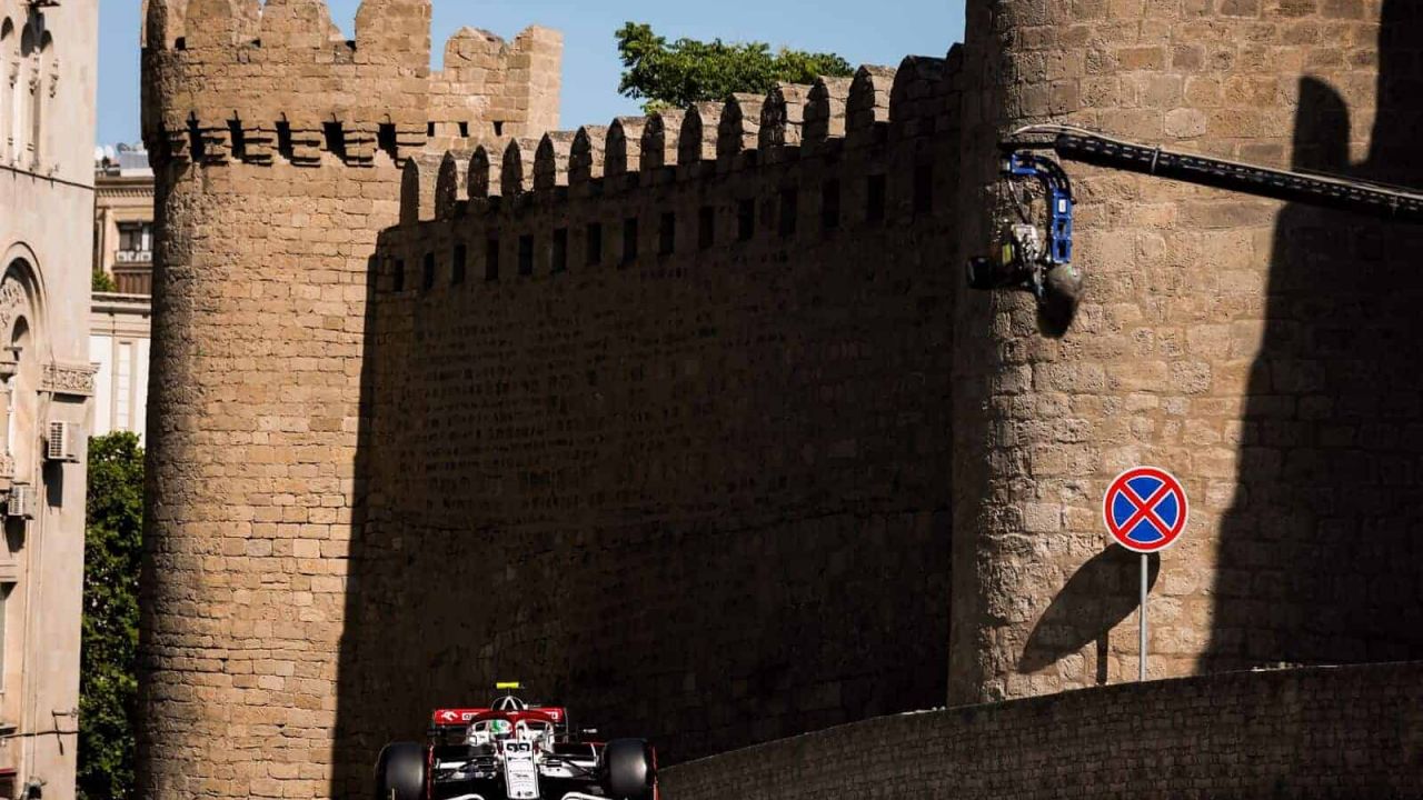 2021 Azerbaijan Grand Prix, Saturday - Antonio Giovinazzi (image courtesy Alfa Romeo Racing)