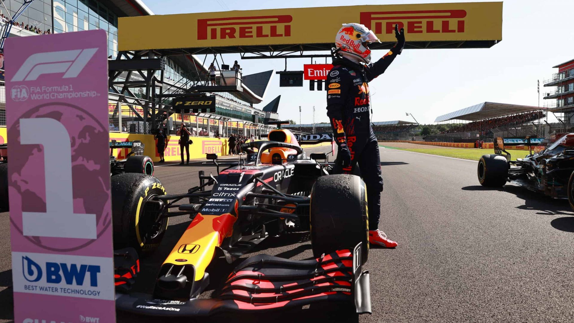 2021 British Grand Prix Sprint Qualifying Race - Max Verstappen (image courtesy Red Bull Racing)