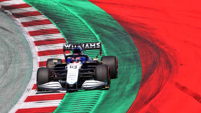 2021 Austrian Grand Prix, Saturday - George Russell (image courtesy Williams F1 Team)