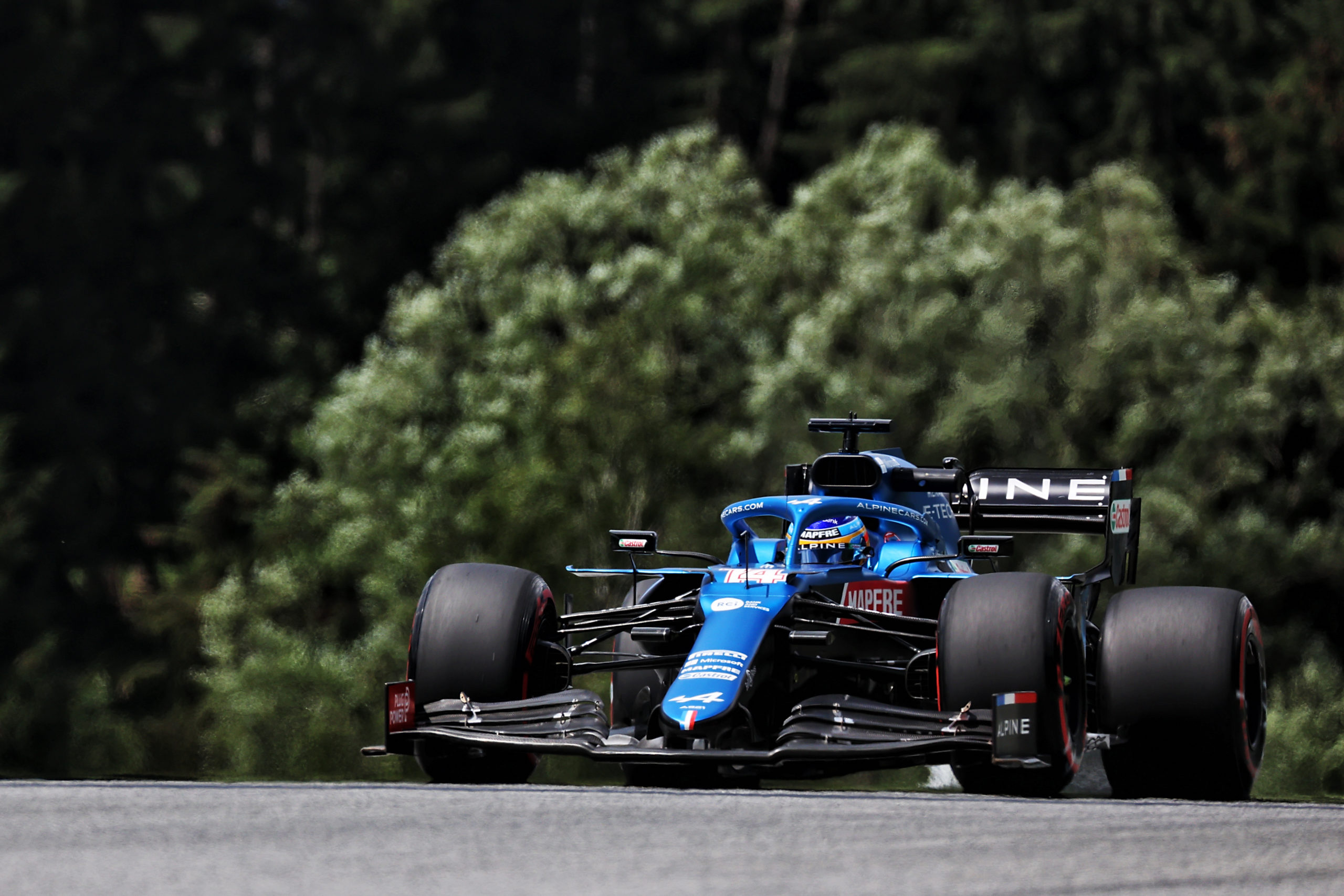 2021 Styrian Grand Prix - Fernando Alonso (image courtesy Alpine F1 Team)