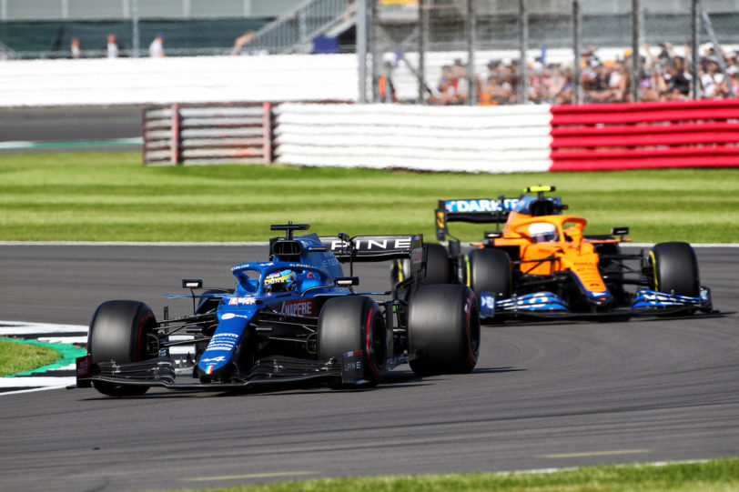 2021 British Grand Prix Sprint Qualifying Race - Fernando Alonso (image courtesy Alpine F1 Team)