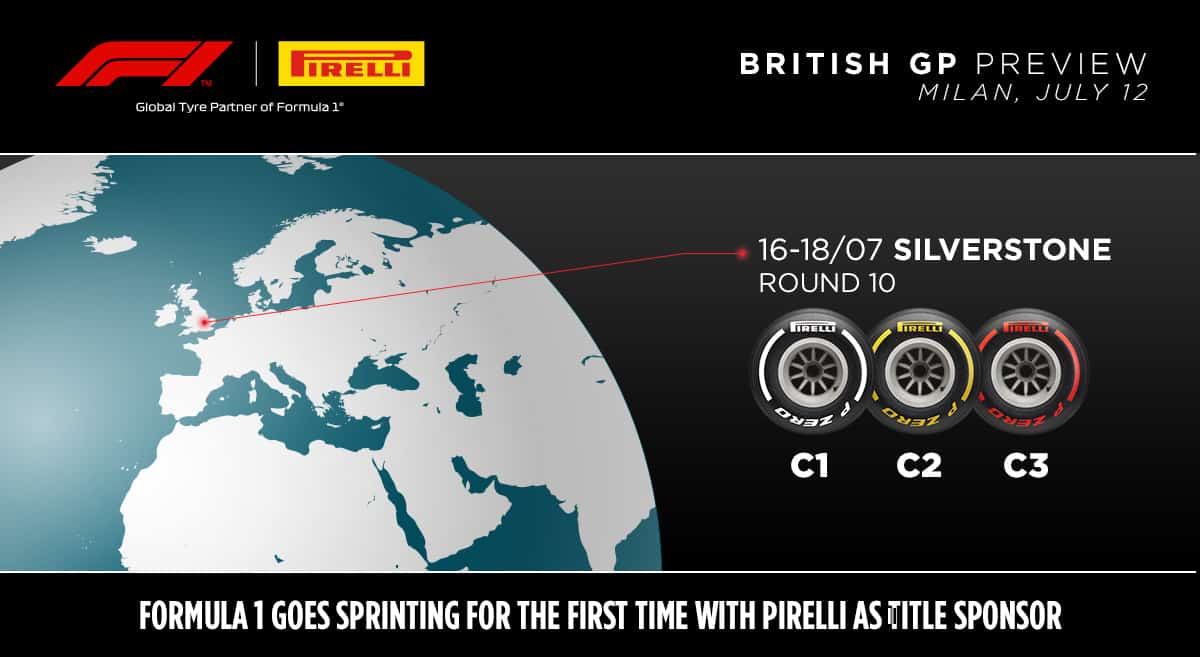 2021 British Grand Prix Tyre Compounds