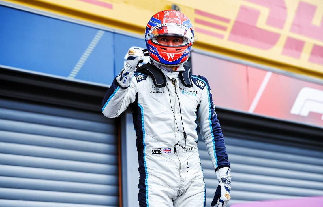 2021 Belgian Grand Prix, Saturday - George Russell (image courtesy Williams F1 Team)