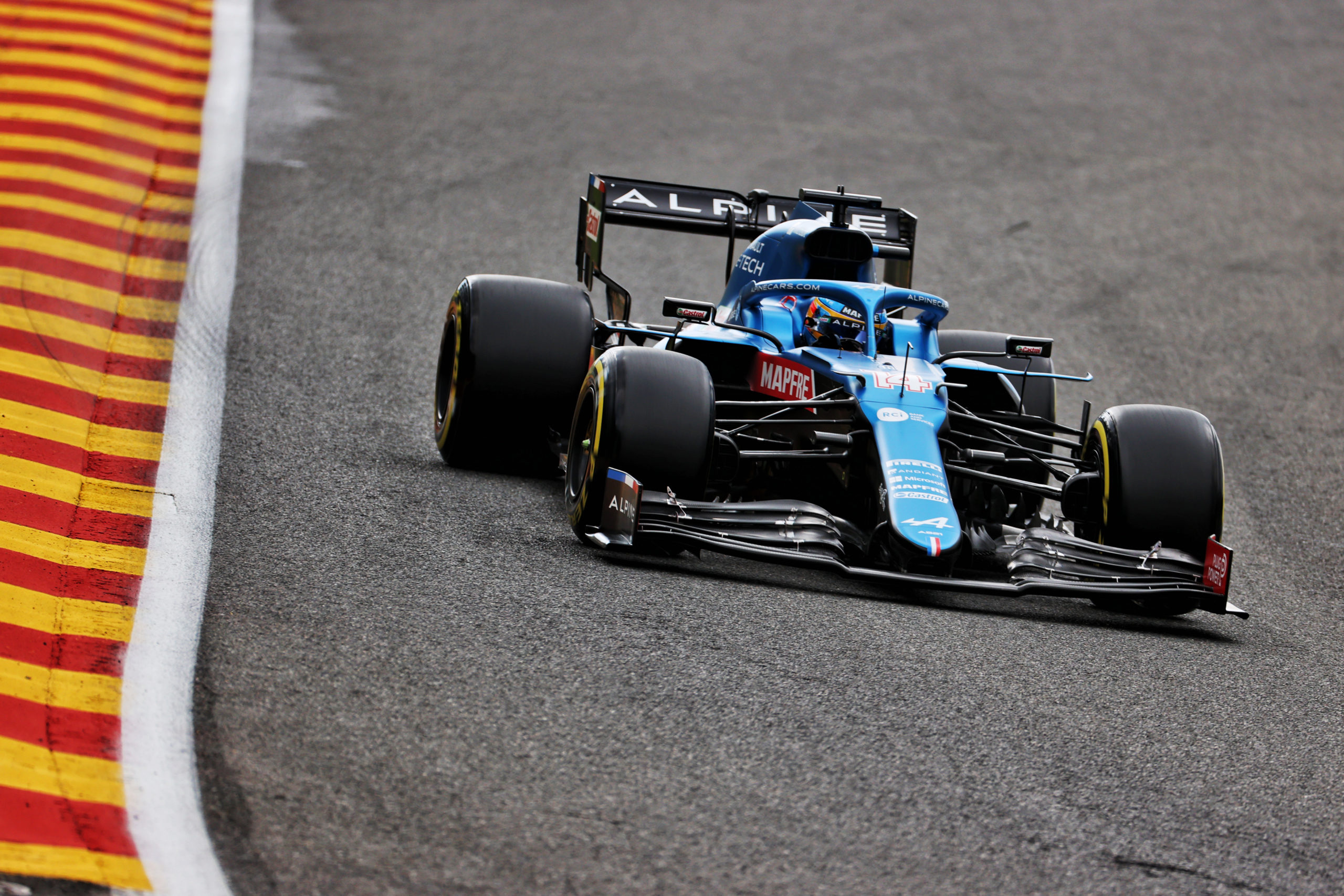 2021 Belgian Grand Prix, Friday - Fernando Alonso (image courtesy Alpine F1 Team)