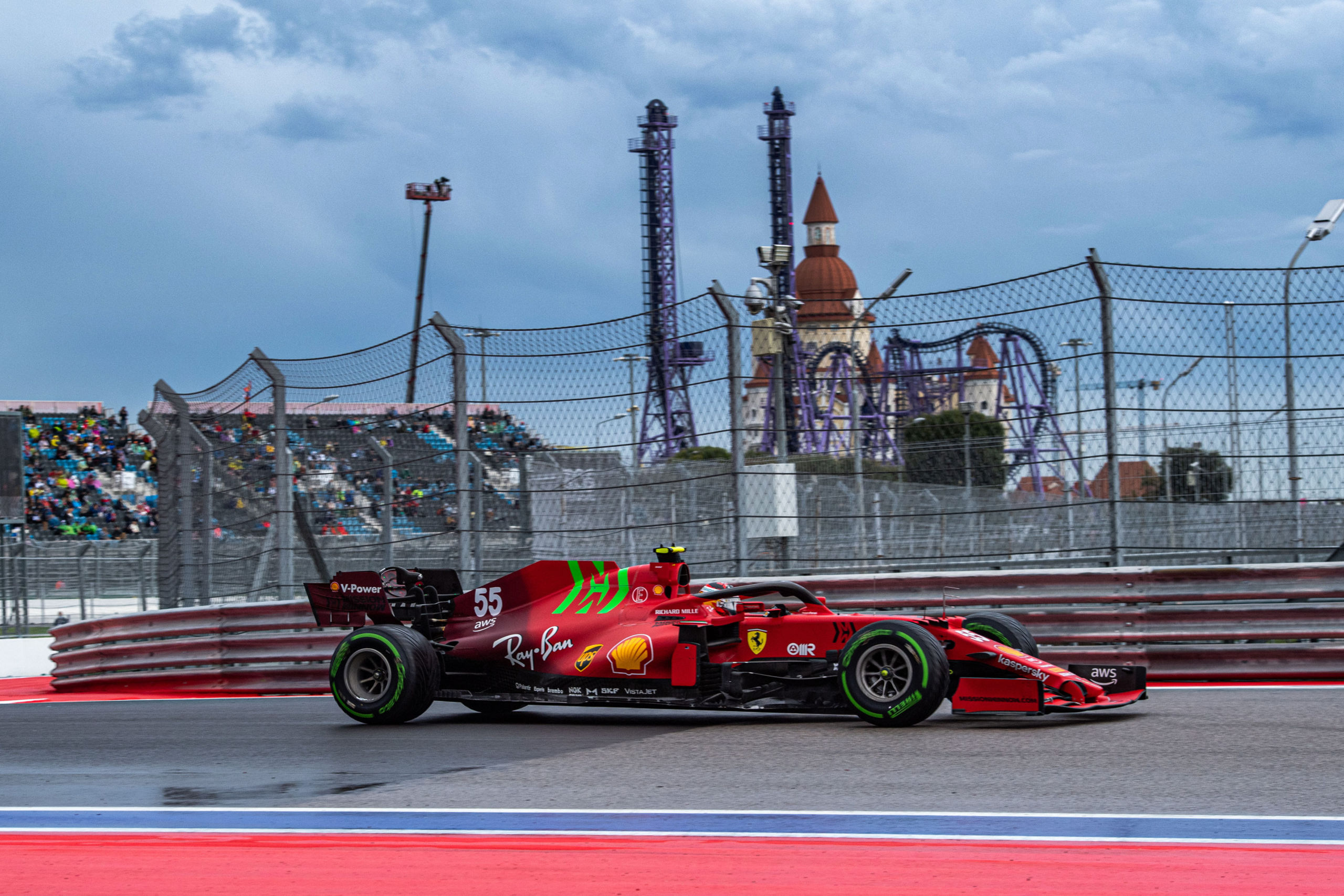 Carlos Sainz Gp Russia F1/2021 Sabato 25/09/2021 Credit: @scuderia Ferrari Press Office