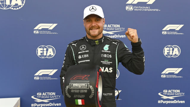 2021 Italian Grand Prix, Friday - Valtteri Bottas (image courtesy Mercedes-AMG Petronas)