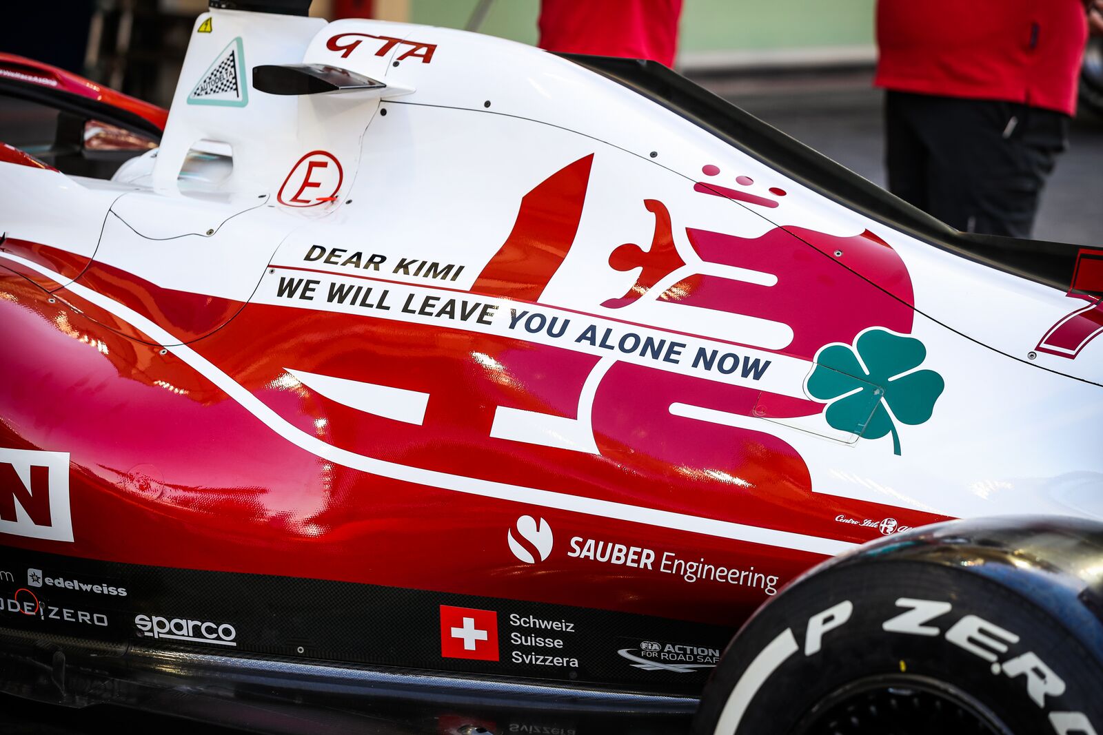 Kimi Raikkonen Abu Dhabi Grand Prix Special Livery