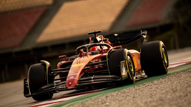 2022 F1 Testing Day 2 - Ferrari F1-75 - Charles Leclerc
