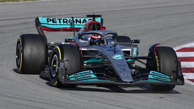 2022 Barcelona Test Day 1 - George Russell - Mercedes