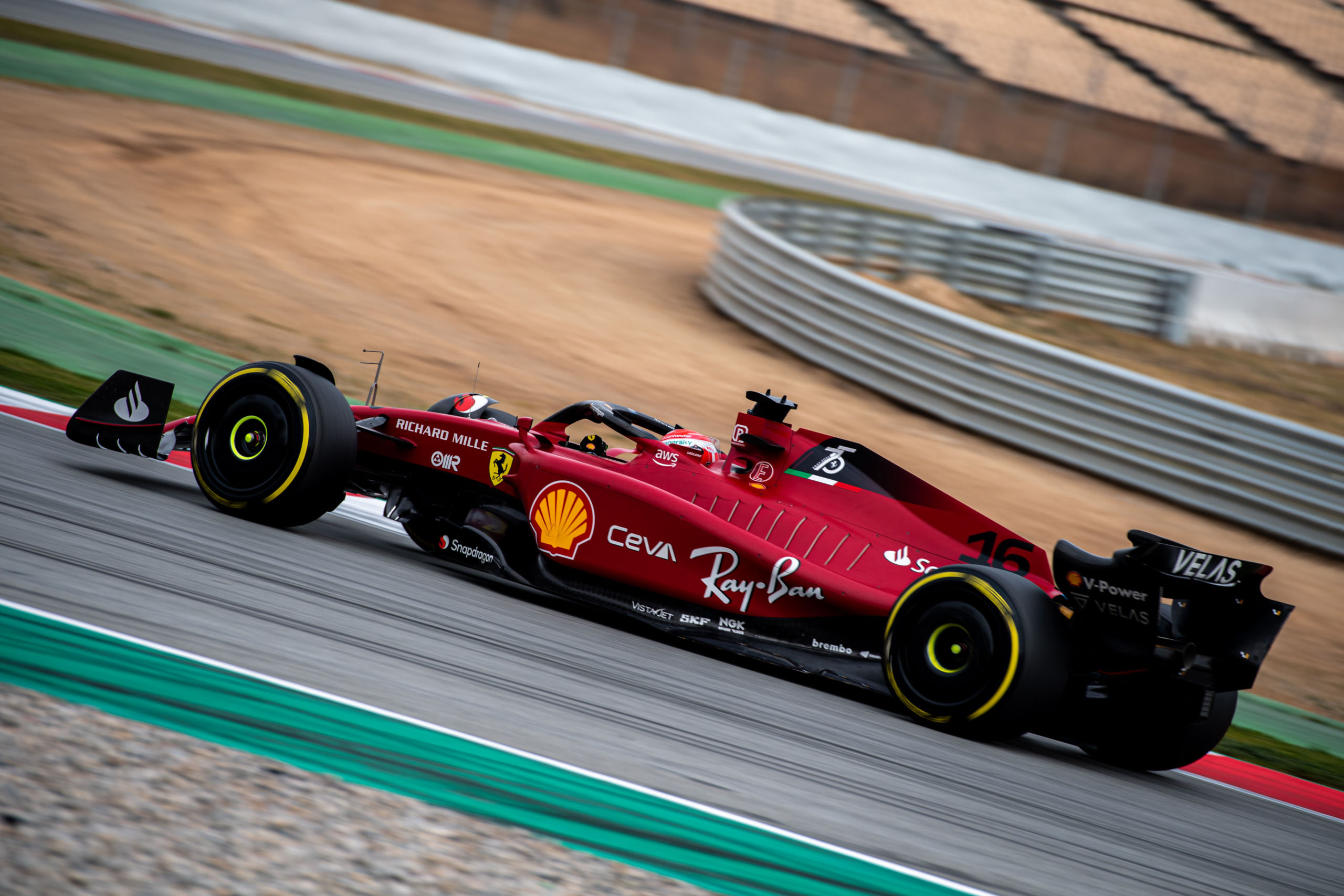 2023 Ferrari F1 car new TJI system on PU, flexible wings, aero