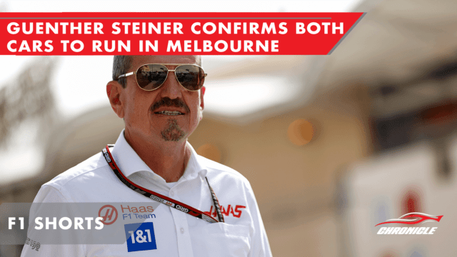 Must Watch: Guenther Steiner Confirms Both Has Cars To Run In Melbourne 