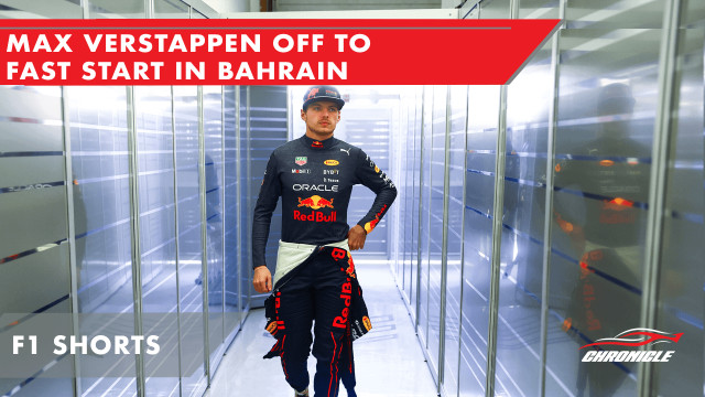 Must Watch: Max Verstappen Off To Fast Start In Bahrain