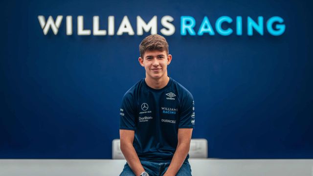 Oliver Gray Joins+williams+racing+driver+academy