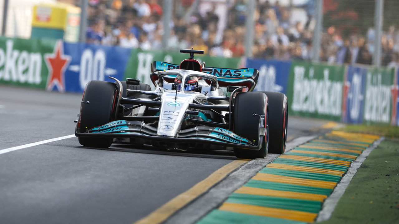 2022 Australian Grand Prix, Saturday - George Russell (Mercedes)
