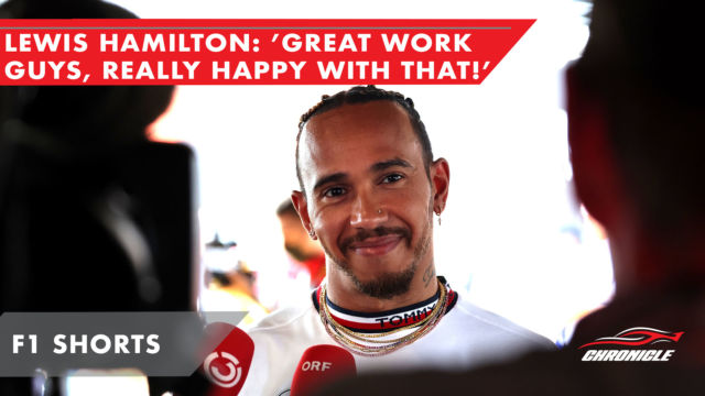 Lewis Hamilton: 'Great work guys, really happy with that!'