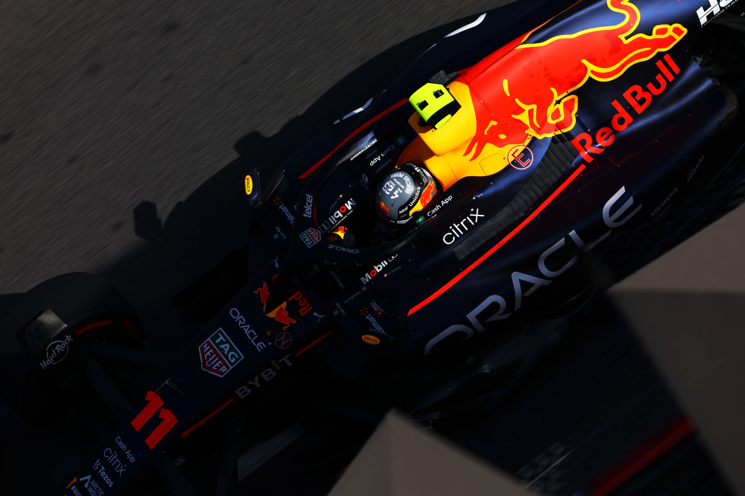 MONTE-CARLO, MONACO - MAY 27: Sergio Perez of Mexico driving the (11) Oracle Red Bull Racing RB18 on track during practice ahead of the F1 Grand Prix of Monaco at Circuit de Monaco on May 27, 2022 in Monte-Carlo, Monaco. (Photo by Mark Thompson/Getty Images) // Getty Images / Red Bull Content Pool // SI202205270566 // Usage for editorial use only //