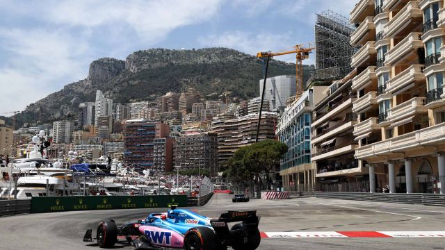 Esteban Ocon (FRA) Alpine F1 Team A522. Monaco Grand Prix, Saturday 28th May 2022. Monte Carlo, Monaco.