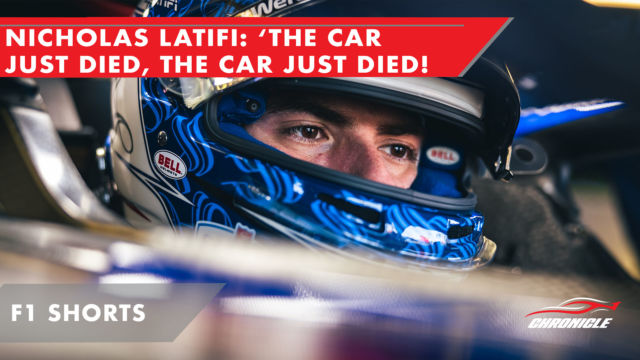Nicholas Latifi: 'The car just died, the car just died!'