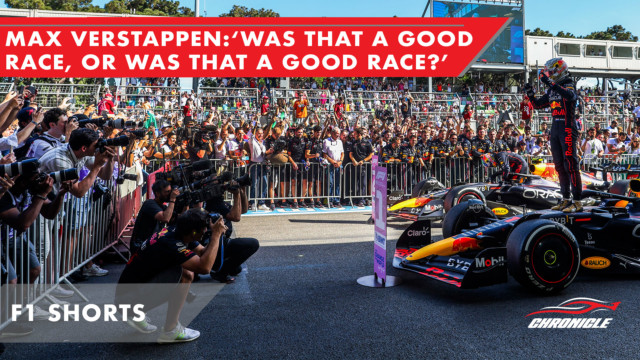 Max Verstappen: 'Was that a good race, or was that a good race?'