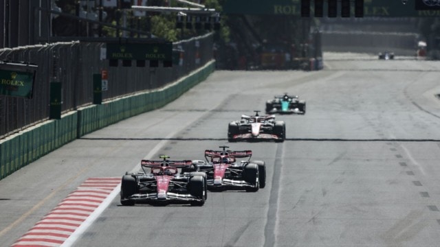 2022 Azerbaijan Grand Prix Sunday - Zhou Guanyu