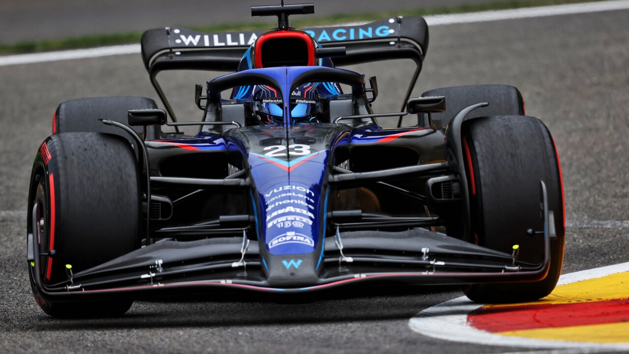 Alexander Albon (THA) Williams Racing FW44. Belgian Grand Prix, Saturday 27th August 2022. Spa-Francorchamps, Belgium.
