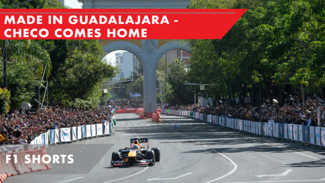 Sergio Perez Takes His Red Bull Home