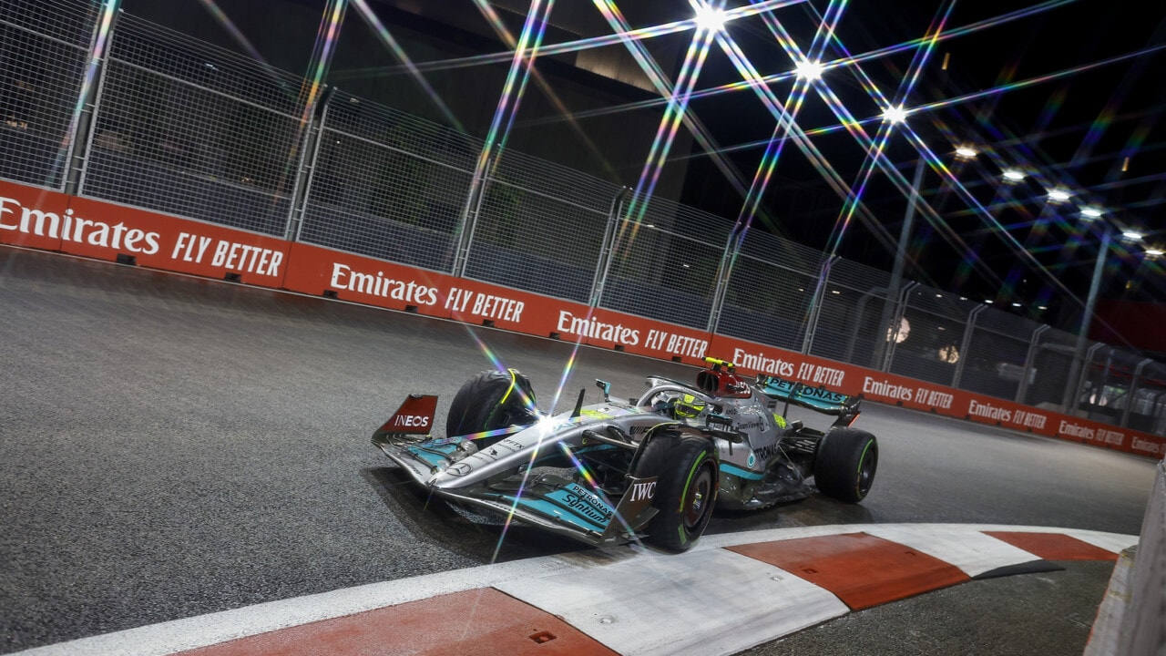 2022 Singapore Grand Prix, Saturday - Lewis Hamilton