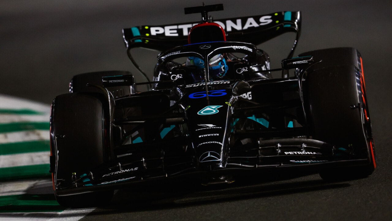George Russell Leads Mercedes Recovery In Jeddah