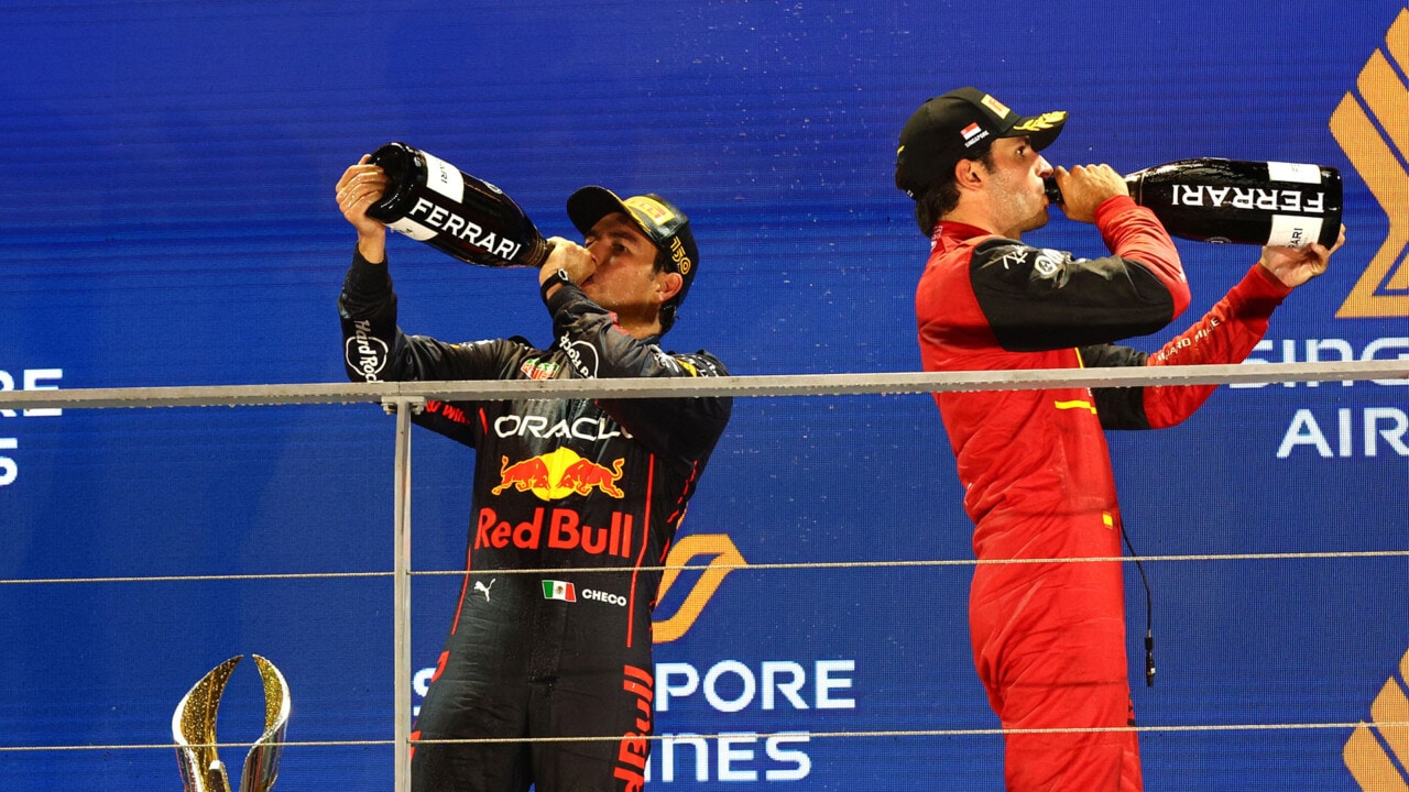 Sergio Perez And Carlos Sainz
