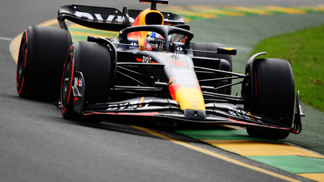 MELBOURNE, AUSTRALIA - APRIL 01: Max Verstappen of the Netherlands driving the (1) Oracle Red Bull Racing RB19 on track during qualifying ahead of the F1 Grand Prix of Australia at Albert Park Grand Prix Circuit on April 01, 2023 in Melbourne, Australia. (Photo by Quinn Rooney/Getty Images) // Getty Images / Red Bull Content Pool // SI202304010303 // Usage for editorial use only //