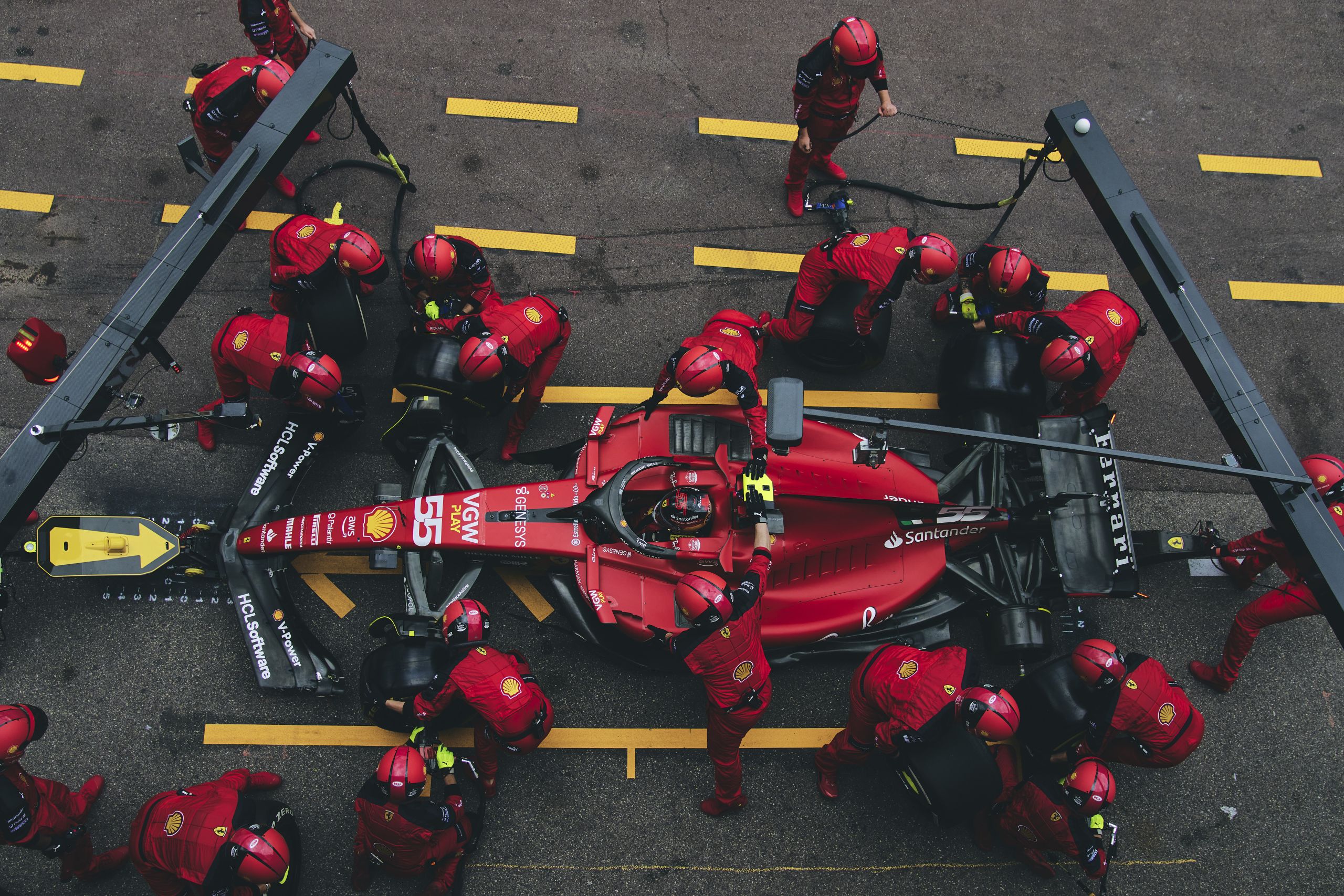 Scuderia Ferrari poster for the 2023 Saudi Arabian Grand Prix