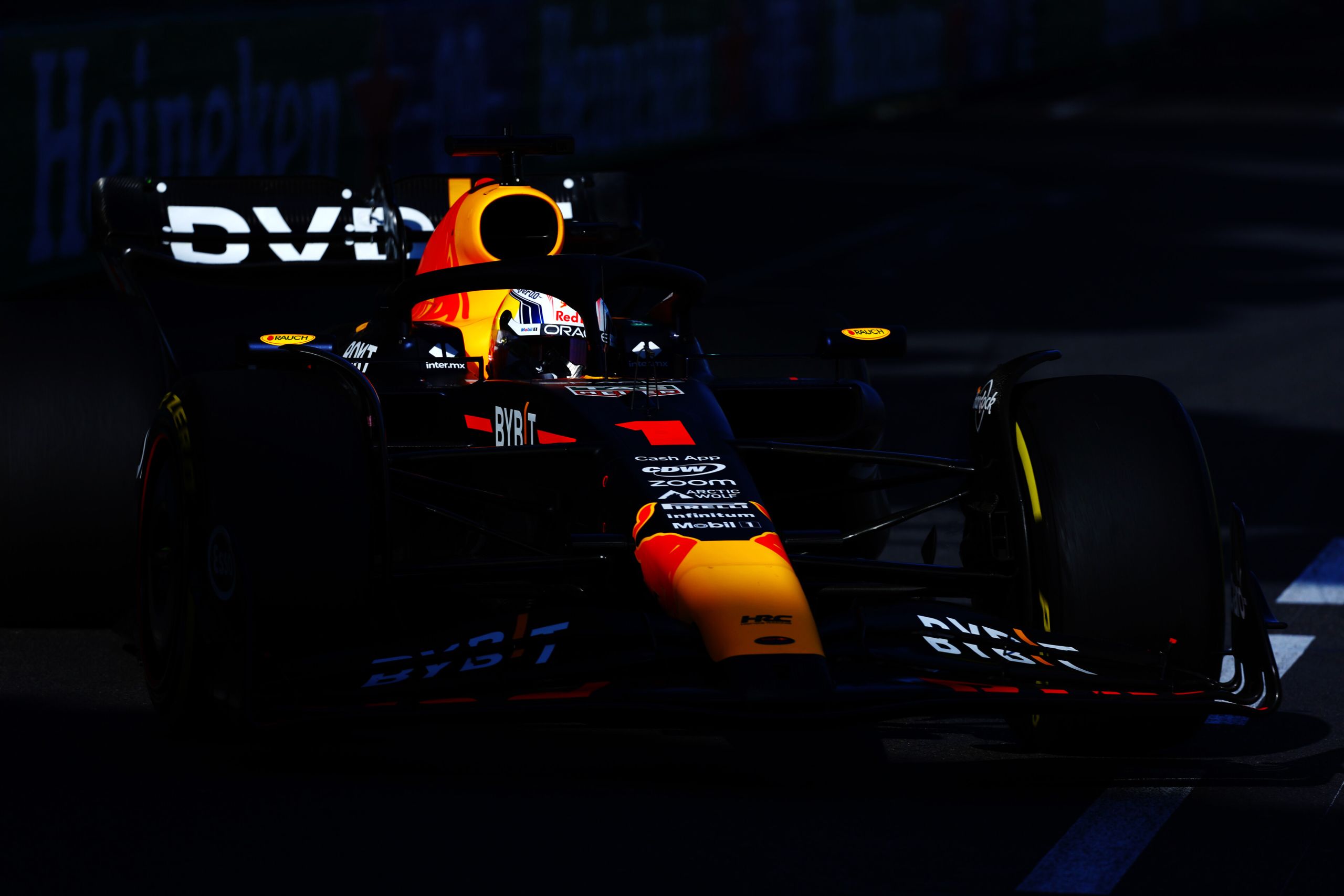 MONTE-CARLO, MONACO - MAY 26: Max Verstappen of the Netherlands driving the (1) Oracle Red Bull Racing RB19 on track during practice ahead of the F1 Grand Prix of Monaco at Circuit de Monaco on May 26, 2023 in Monte-Carlo, Monaco. (Photo by Mark Thompson/Getty Images) // Getty Images / Red Bull Content Pool // SI202305261052 // Usage for editorial use only //