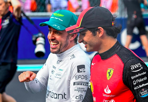 Sainz With Alonso