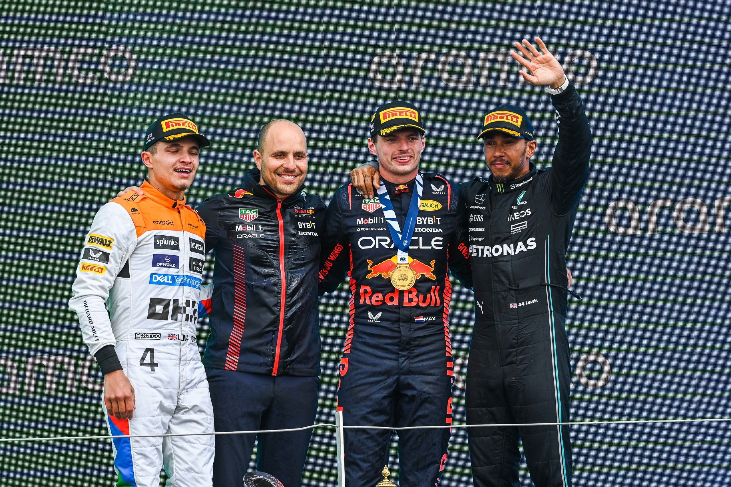 Verstappen Tops a Very British Podium at Silverstone - The New York Times