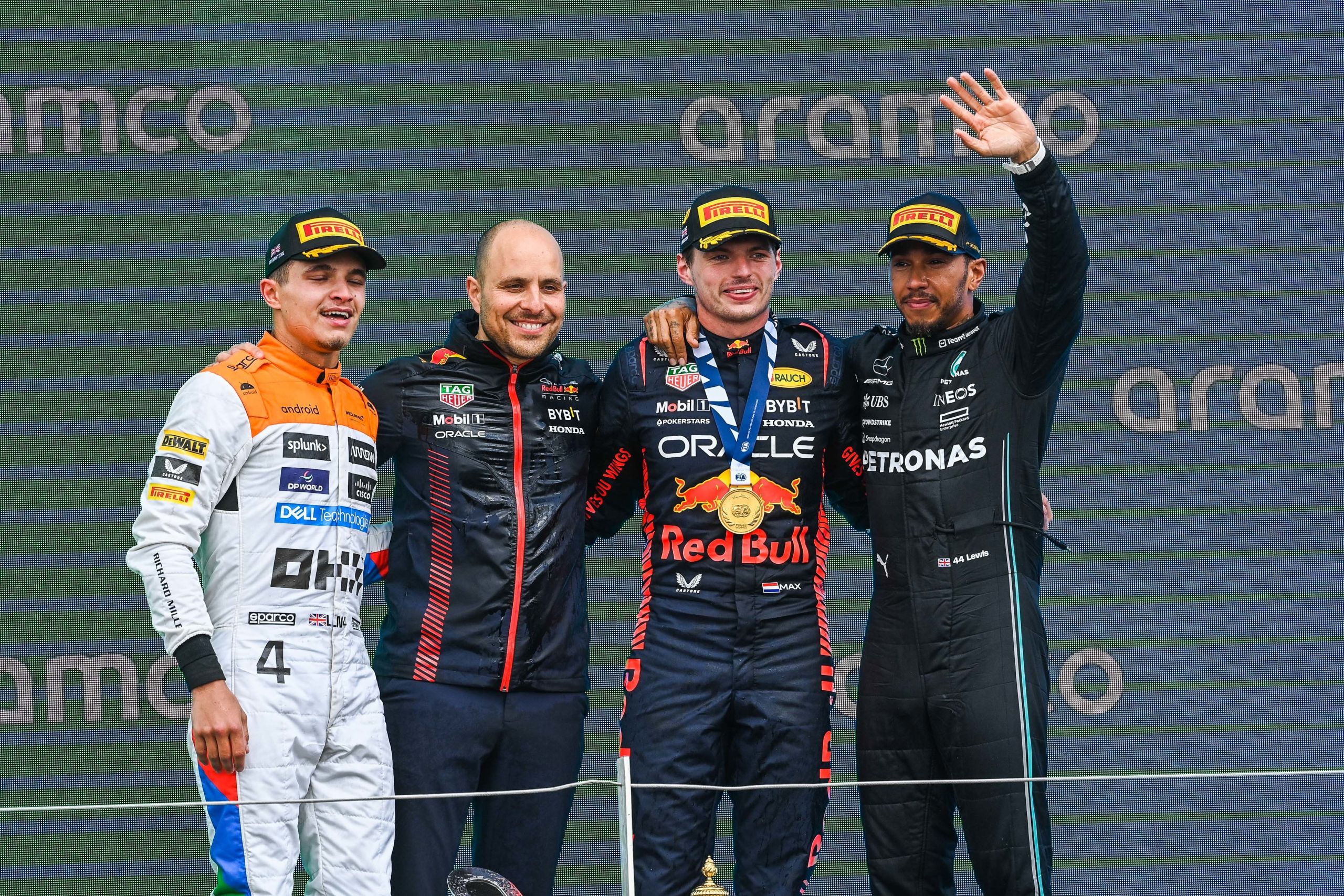 2023 British Grand Prix: Sunday Tyre Analysis. -Podium