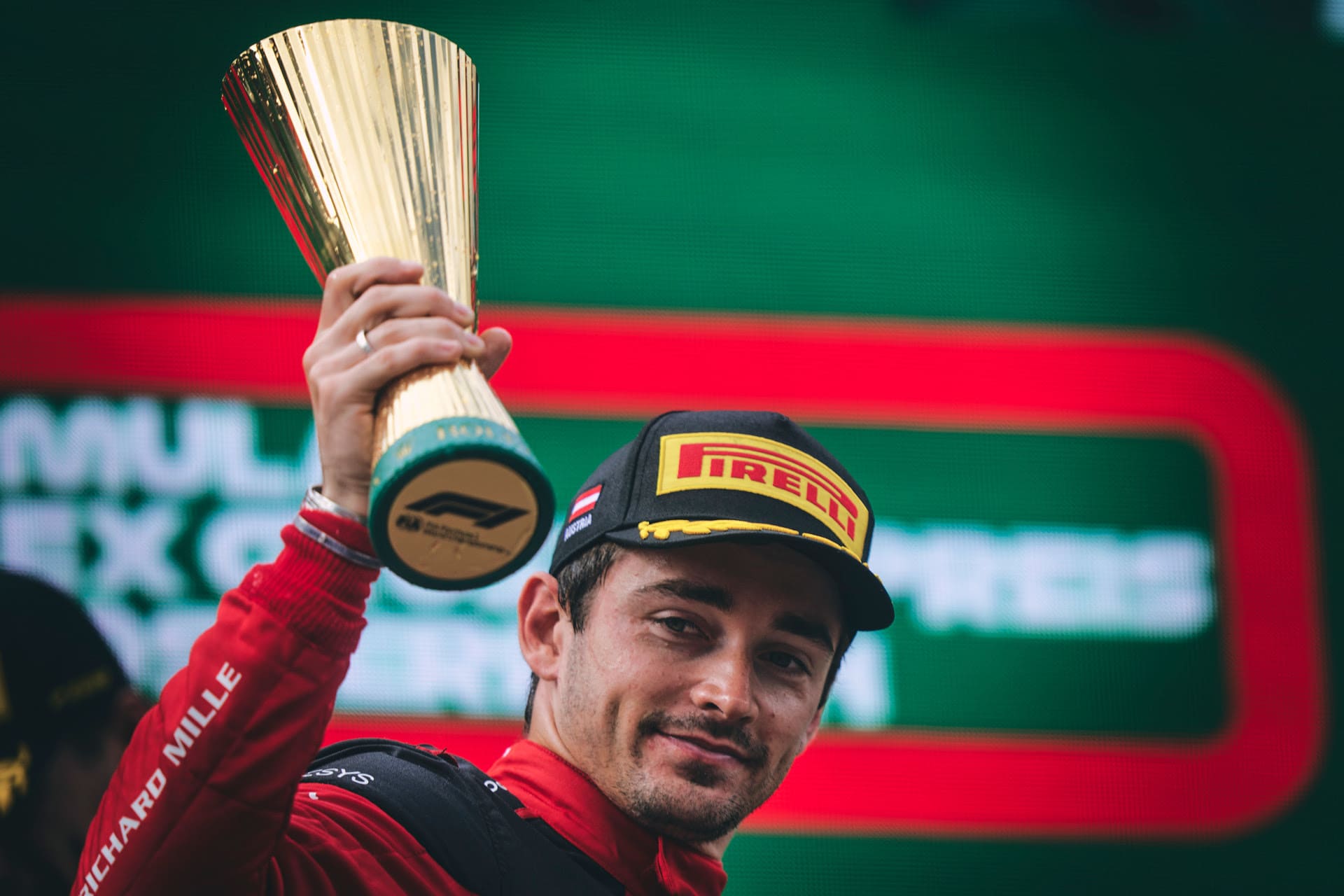 Charles Leclerc Claims Ferrari's 800th F1 Podium