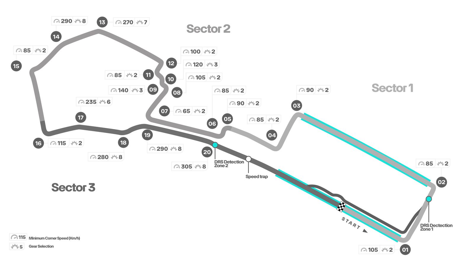 Formula 1 Circuit Maps | F1 Tracks Layout