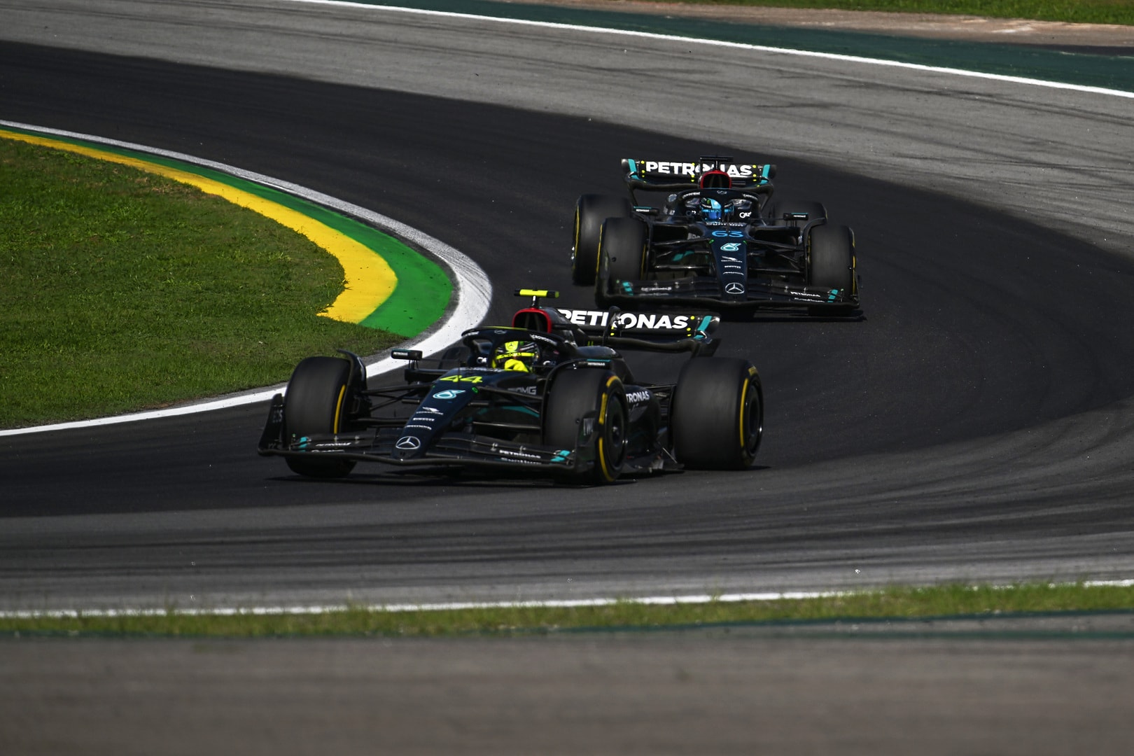 2023 Brazilian Grand Prix, Sunday - Lewis Hamilton & George Russell