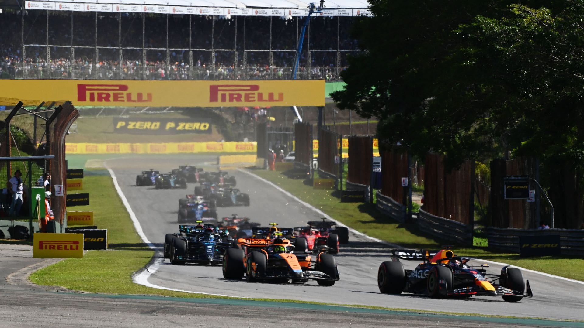 F1 Brazilian Grand Prix 2023 sprint race results as Max Verstappen