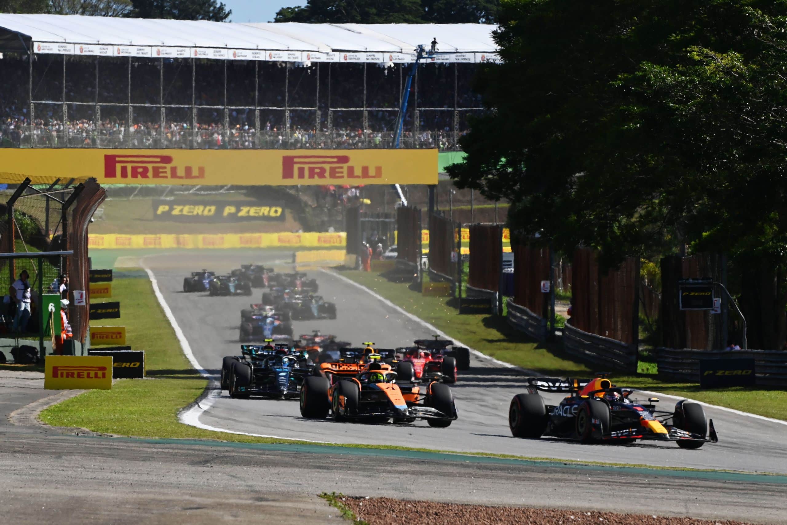 Starting grid for the 2023 F1 Brazilian Grand Prix