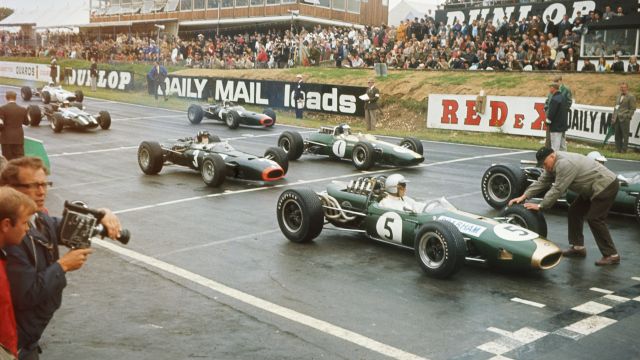 Bruce Mclaren At The 1966 British Grand Prix
