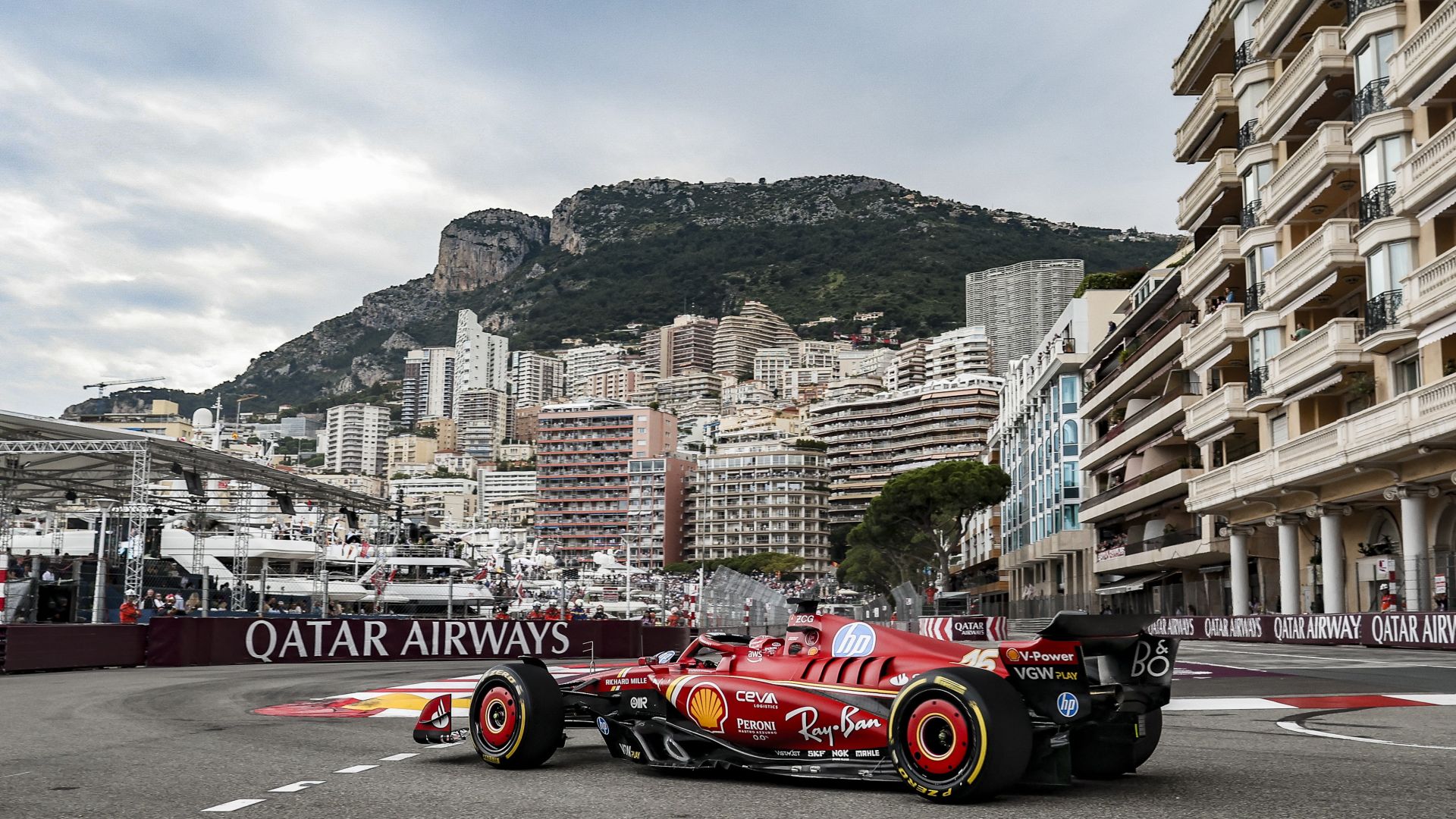 16 LECLERC Charles (mco), Scuderia Ferrari SF-24, action during the Formula 1 Grand Prix de Monaco 2024, 8th round of the 2024 Formula One World Championship from May 23 to 26, 2024 on the Circuit de Monaco, in Monaco - Photo Antonin Vincent / DPPI